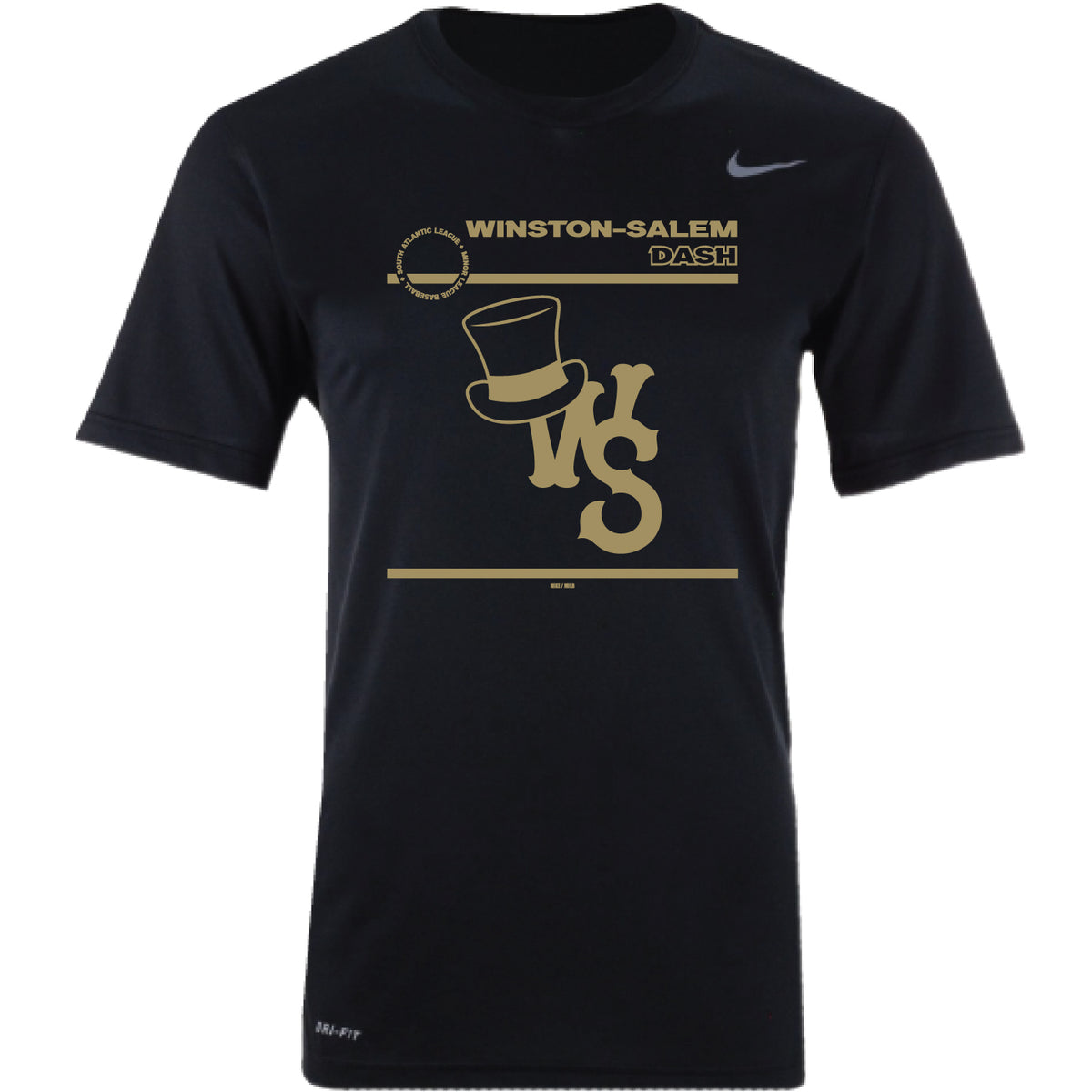 Nike Dash Hometown Tee Black Winston Salem Dash Official Store