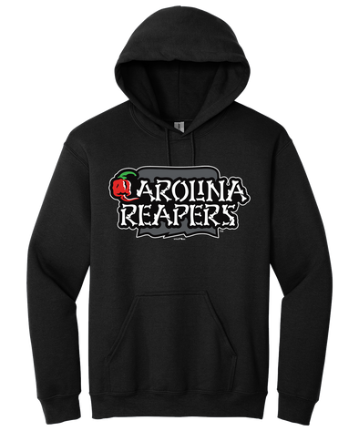 Carolina Reapers - Black Wordmark Hoodie